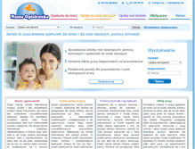 Tablet Screenshot of naszaopiekunka.pl